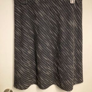 Black and white skirt